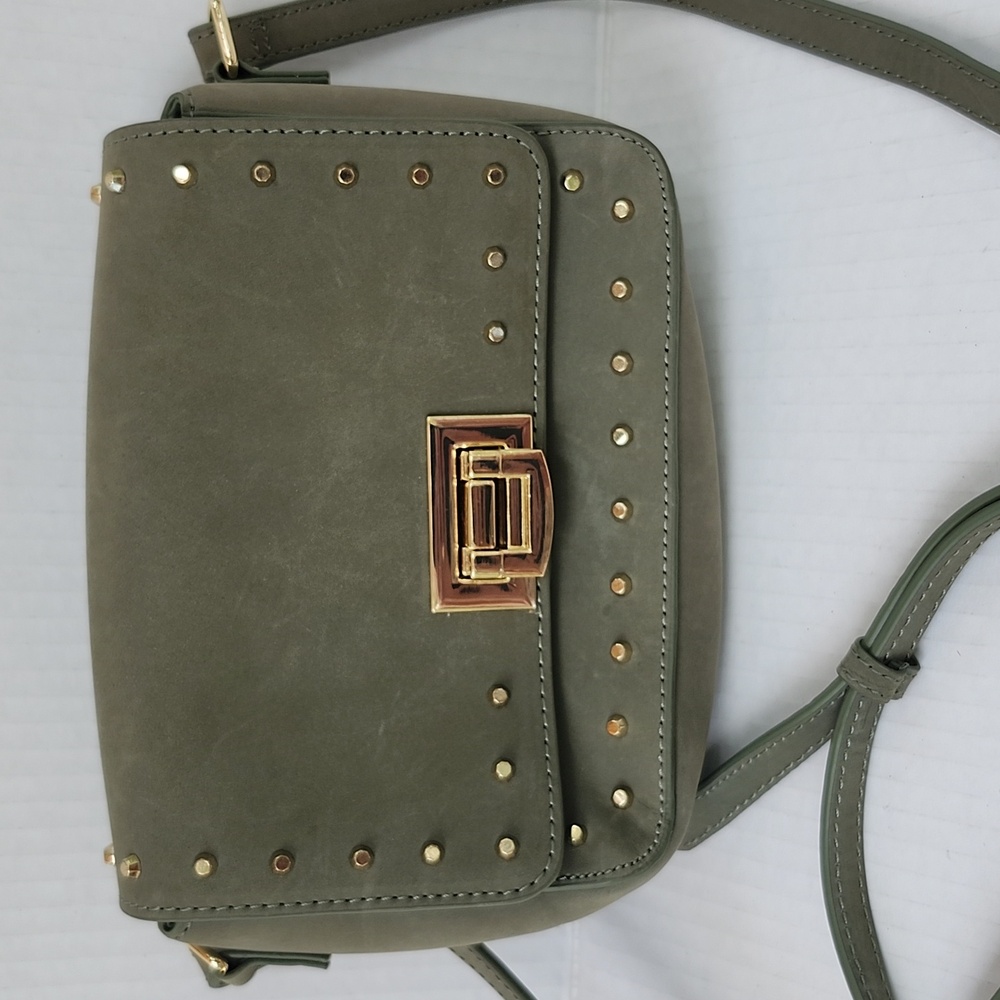 WHBM LEATHER CROSSBODY BAG
